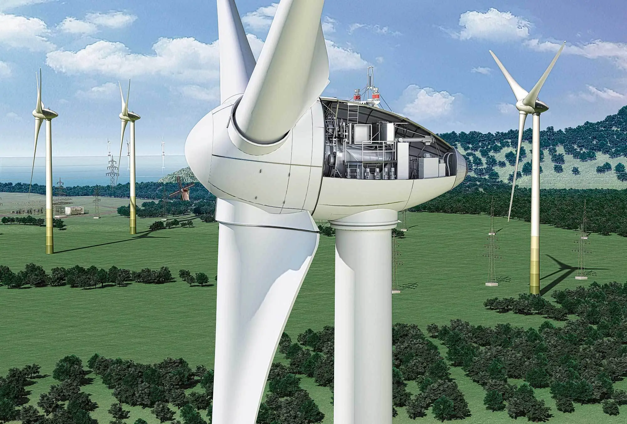Infrastruktura farmy wiatrowej